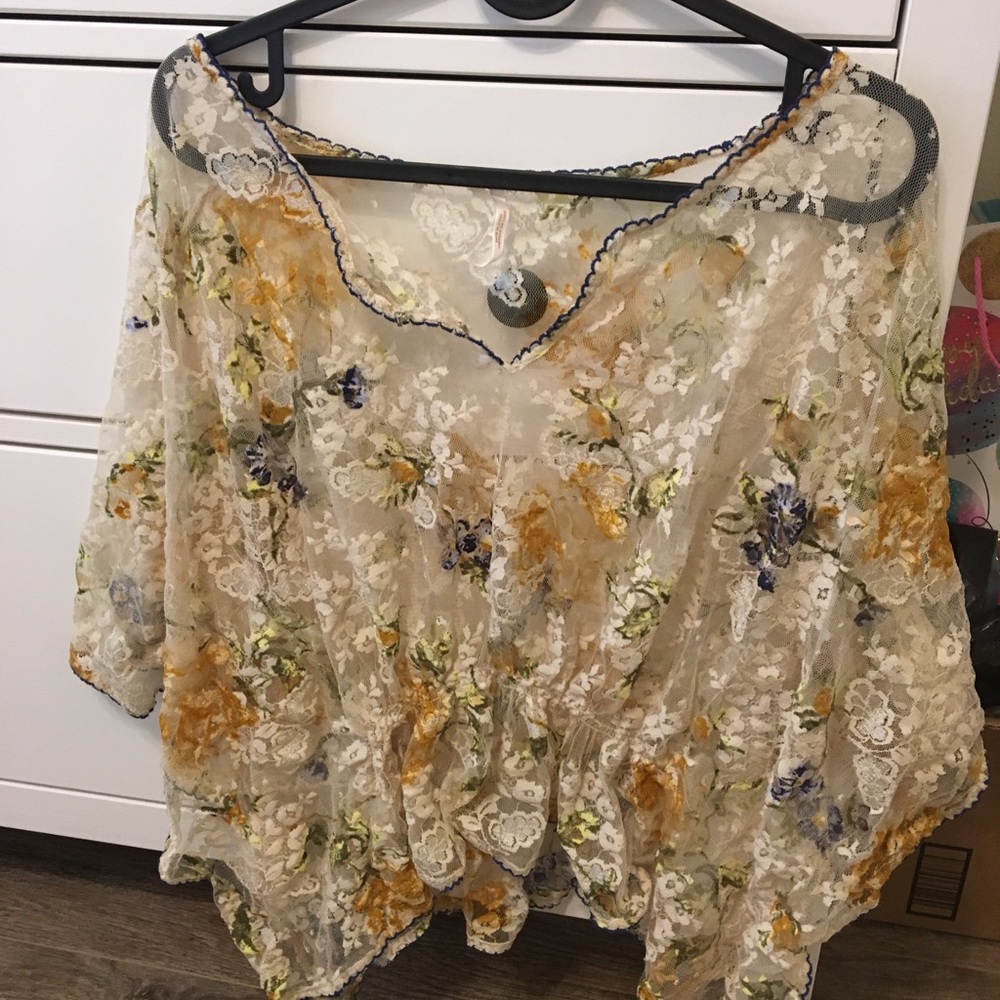 Free People lace top size XS